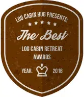 Log Cabin Hub - Best Log Cabin Holiday Awards Badge